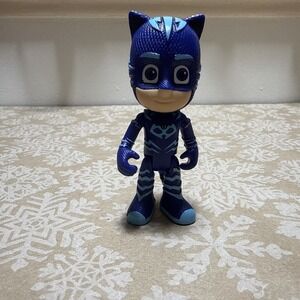 PJ Mask Talking Cat Boy Action Figure 6" Interactive Button Blue Figure